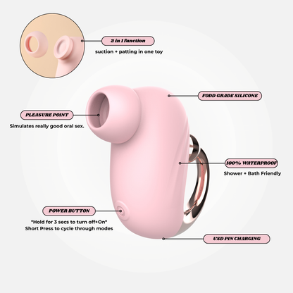 Clitoris 2-in-1 Stimulator